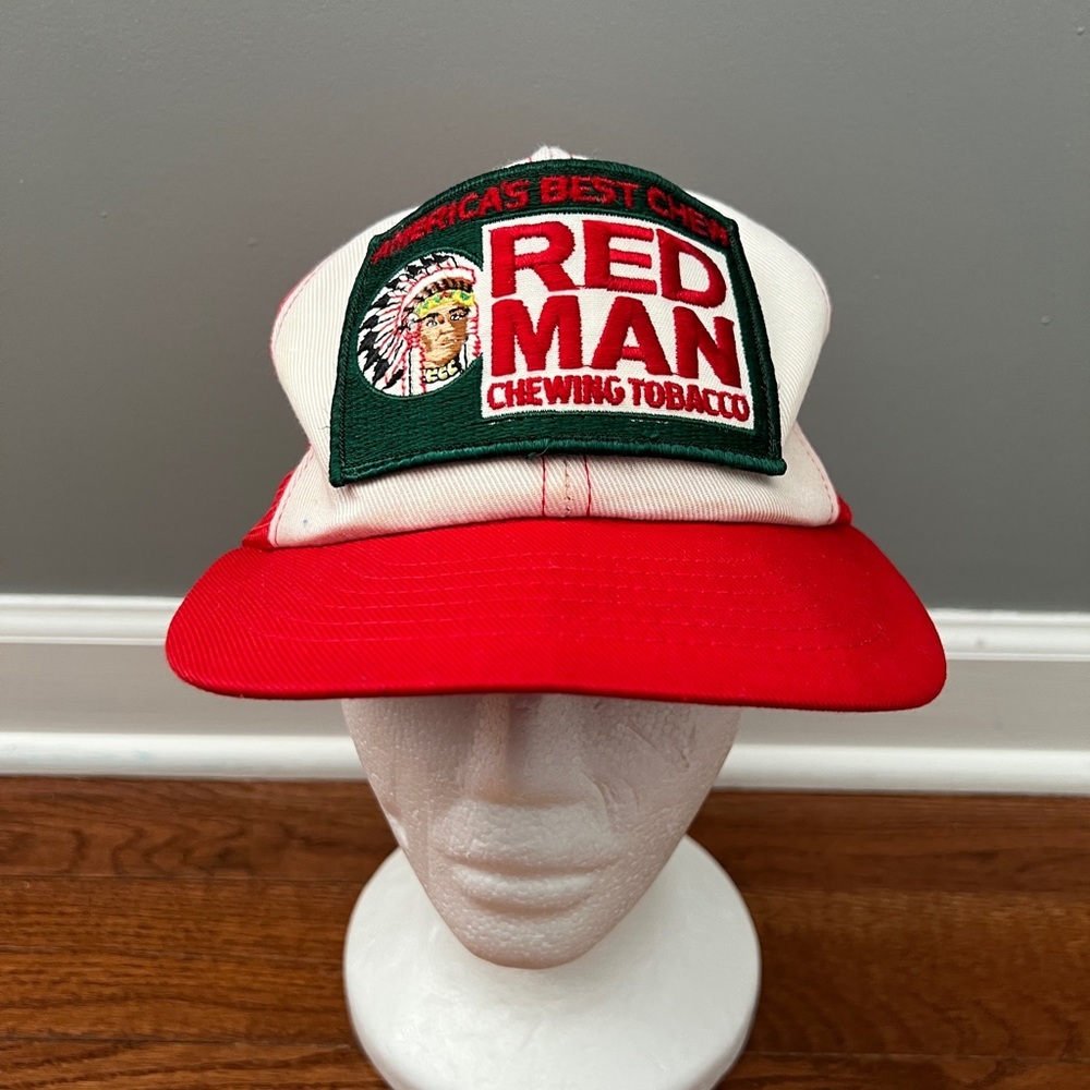 Vintage Chewing Tobacco Patch Mesh SnapBack Trucker Hat Cap USA